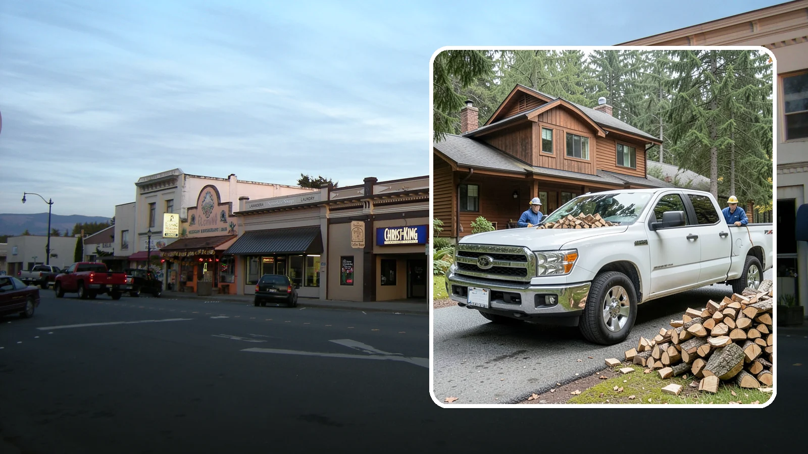 Bulk Delivery in Burlington, Skagit County, WA - Large-volume firewood delivered in a single load for homes and heavy users.