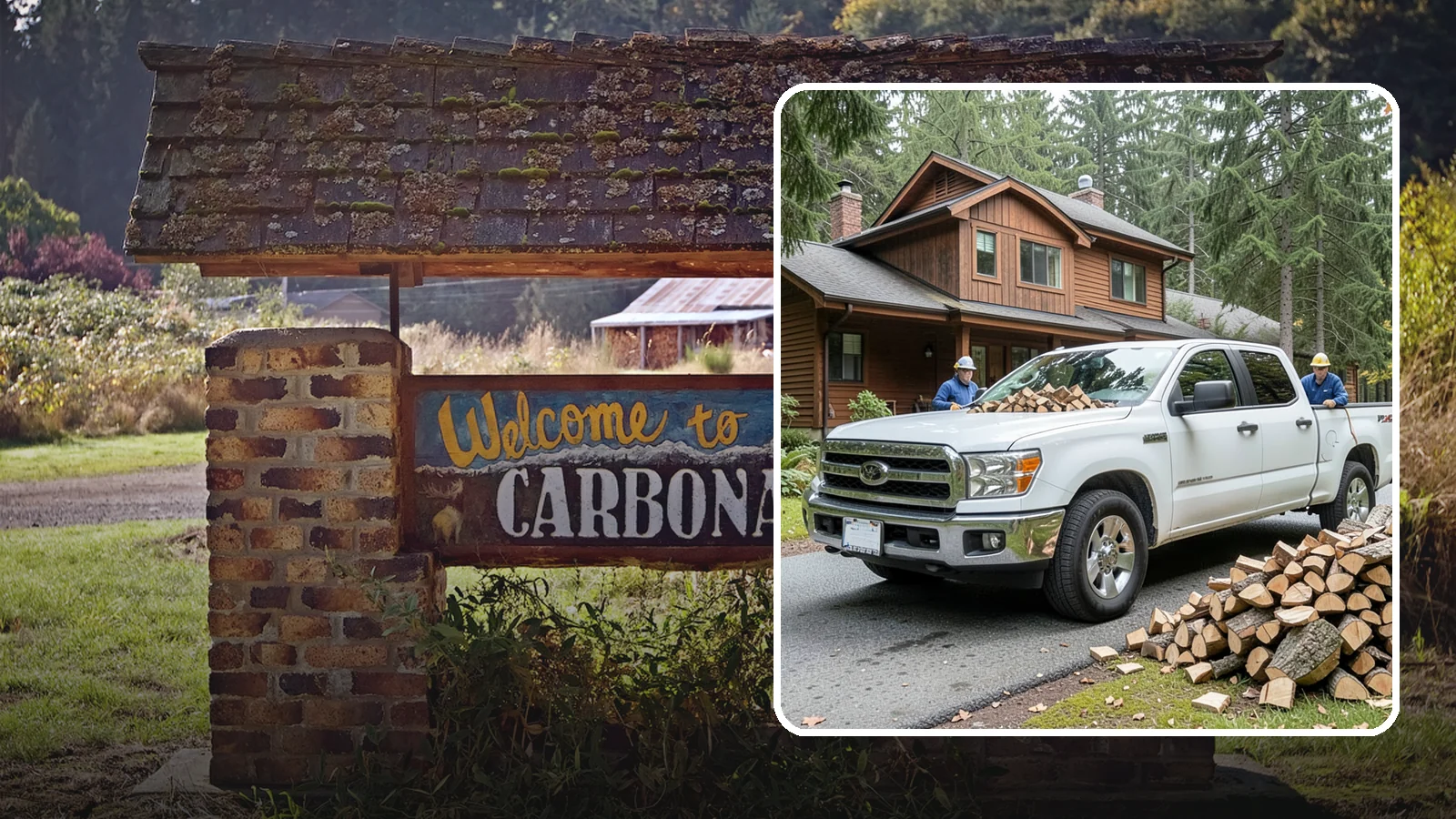 Bulk Delivery in Carbonado, Pierce County, WA - Large-volume firewood delivered in a single load for homes and heavy users.