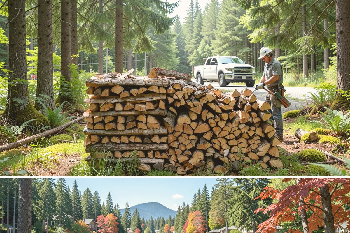 Bulk Delivery in Covington, King County, WA - Best purchased in summer or early fall to secure a full season's supply.