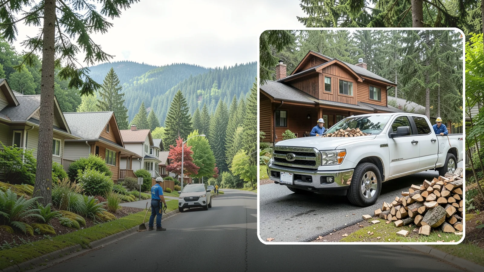 Bulk Delivery in Darrington, WA - Large-volume firewood delivered in a single load for homes and heavy users.