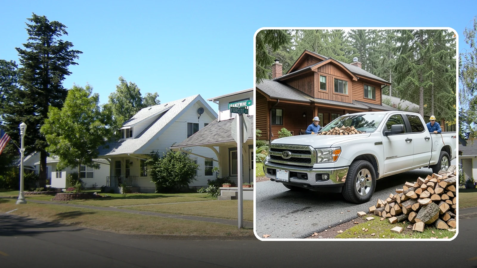 Bulk Delivery in DuPont, Pierce County, WA - Large-volume firewood delivered in a single load for homes and heavy users.