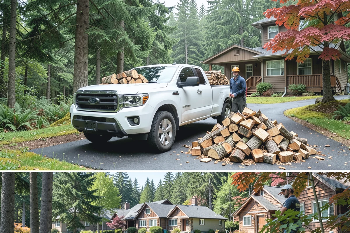 Bulk Delivery in Edgewood, Pierce County, WA - Best purchased in summer or early fall to secure a full season's supply.
