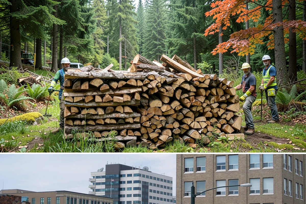 Bulk Delivery in Everett, Snohomish County, WA - Best purchased in summer or early fall to secure a full season's supply.