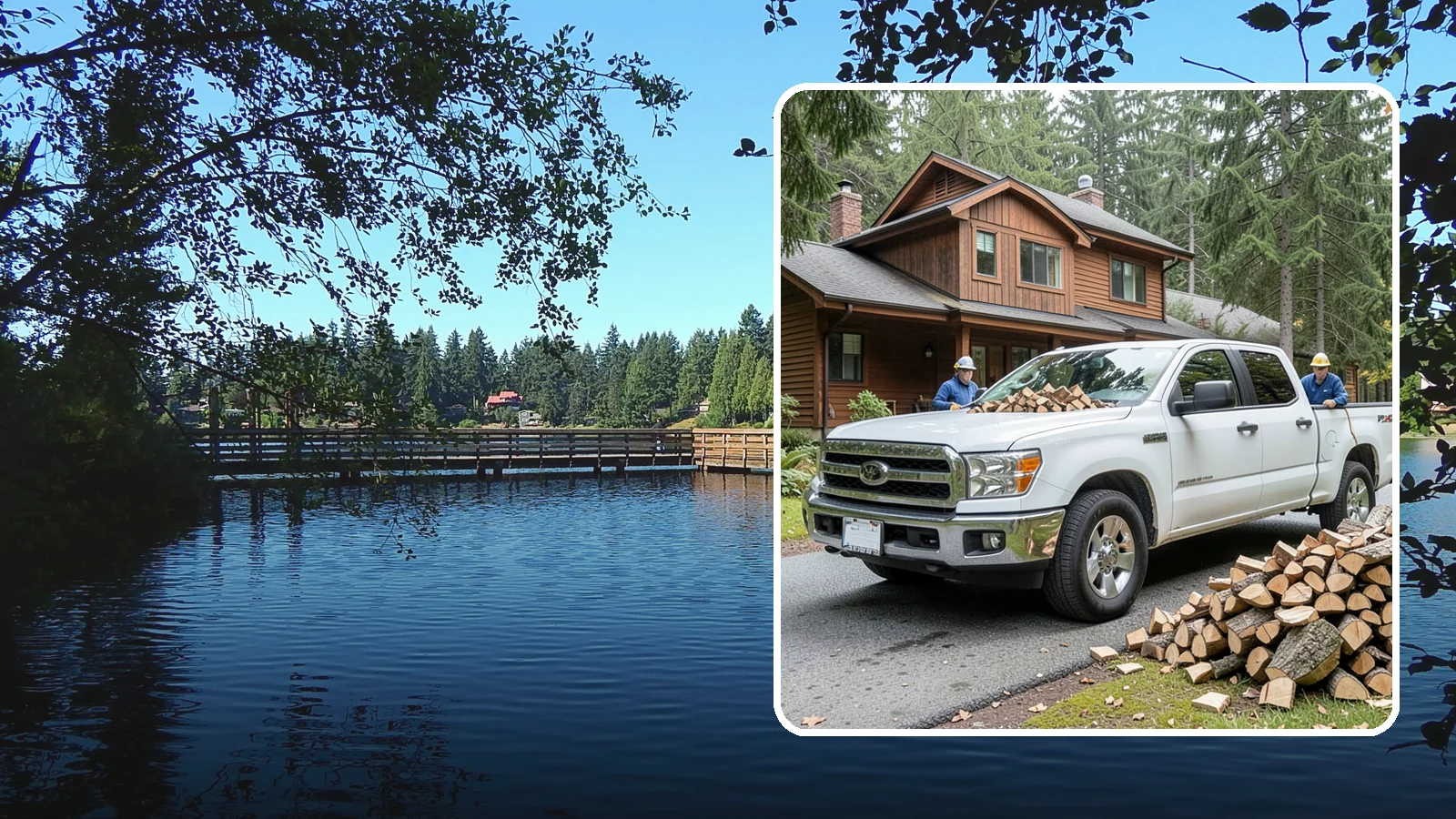 Bulk Delivery in Federal Way, King County, WA - Large-volume firewood delivered in a single load for homes and heavy users.