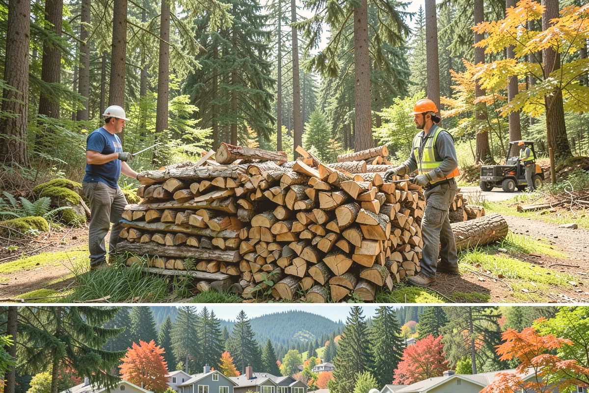 Bulk Delivery in Fircrest, Pierce County, WA - Best purchased in summer or early fall to secure a full season's supply.