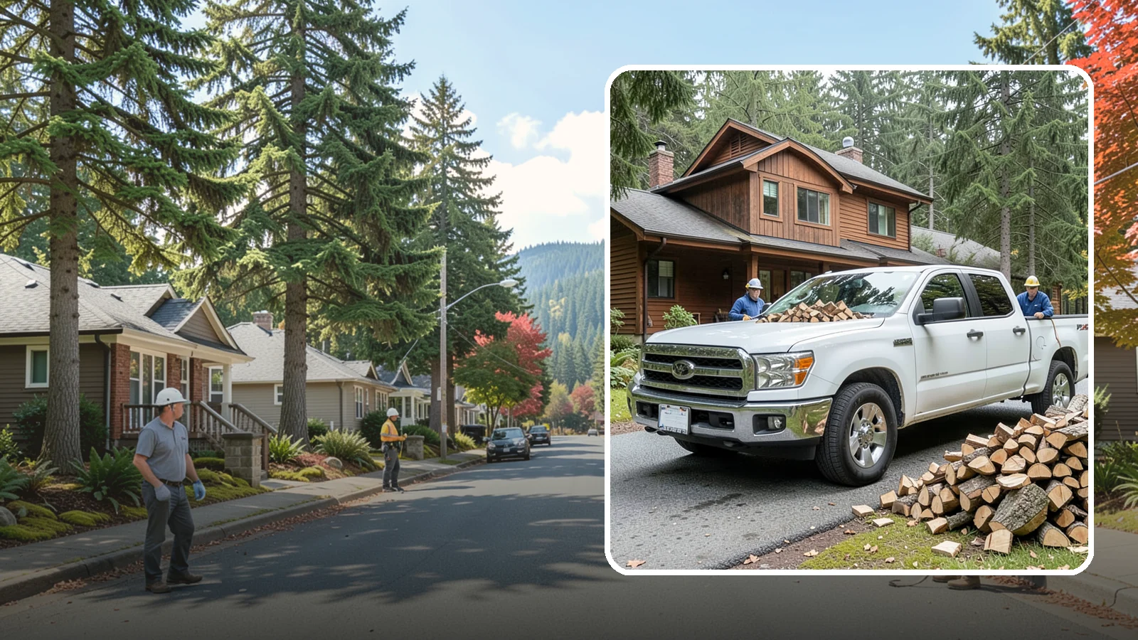 Bulk Delivery in Hunts Point, King County, WA - Large-volume firewood delivered in a single load for homes and heavy users.