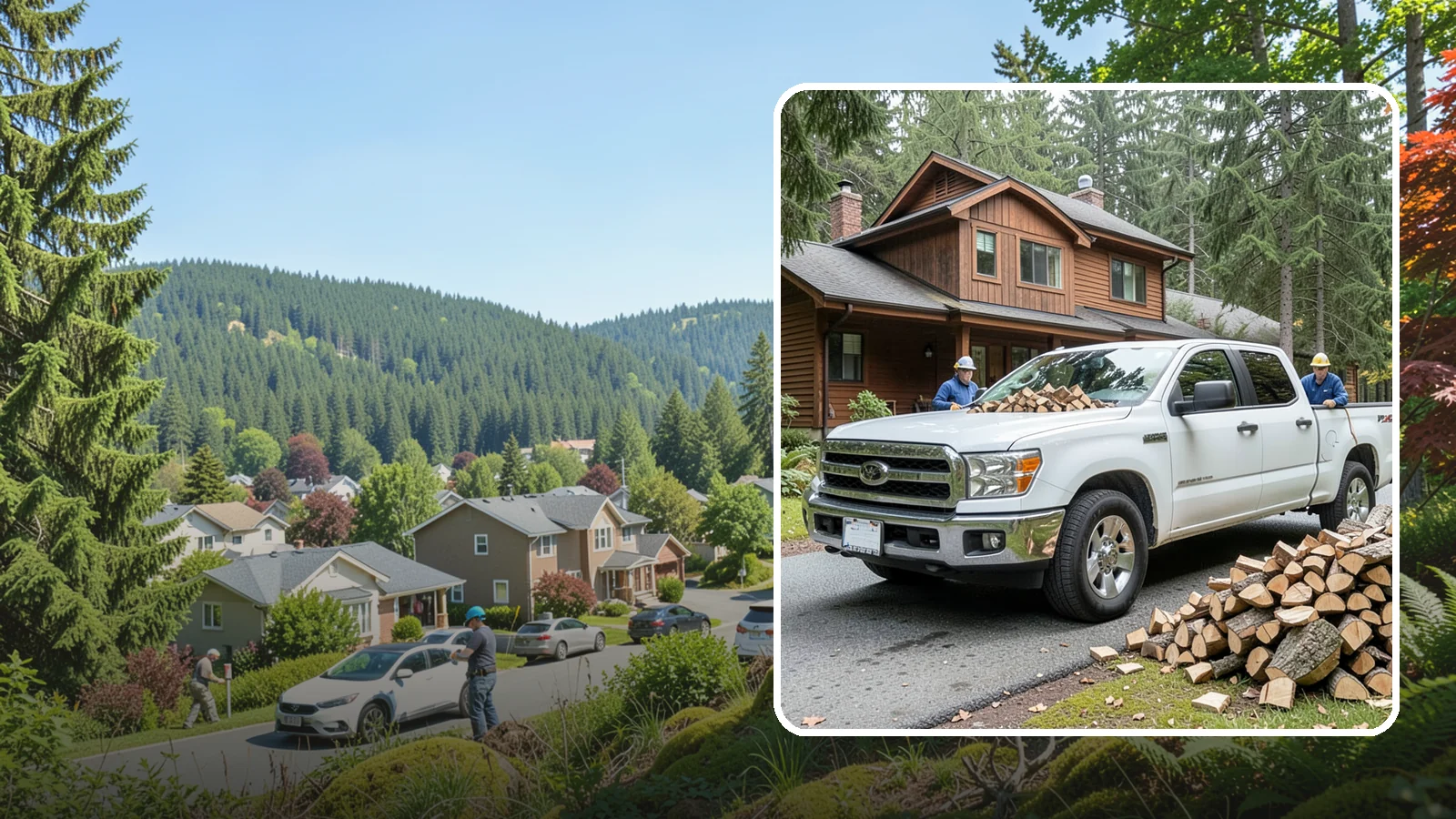 Bulk Delivery in Index, Snohomish County, WA - Large-volume firewood delivered in a single load for homes and heavy users.