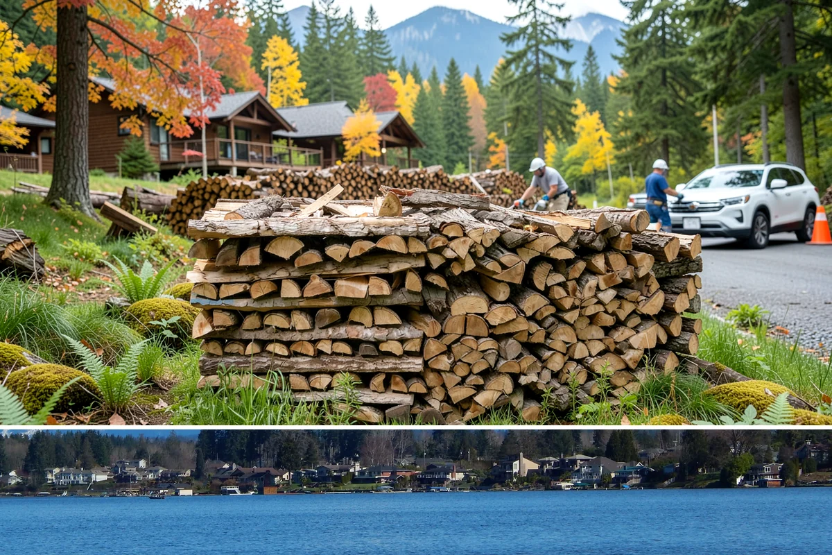 Bulk Delivery in Lake Stevens, Snohomish County, WA - Best purchased in summer or early fall to secure a full season's supply.