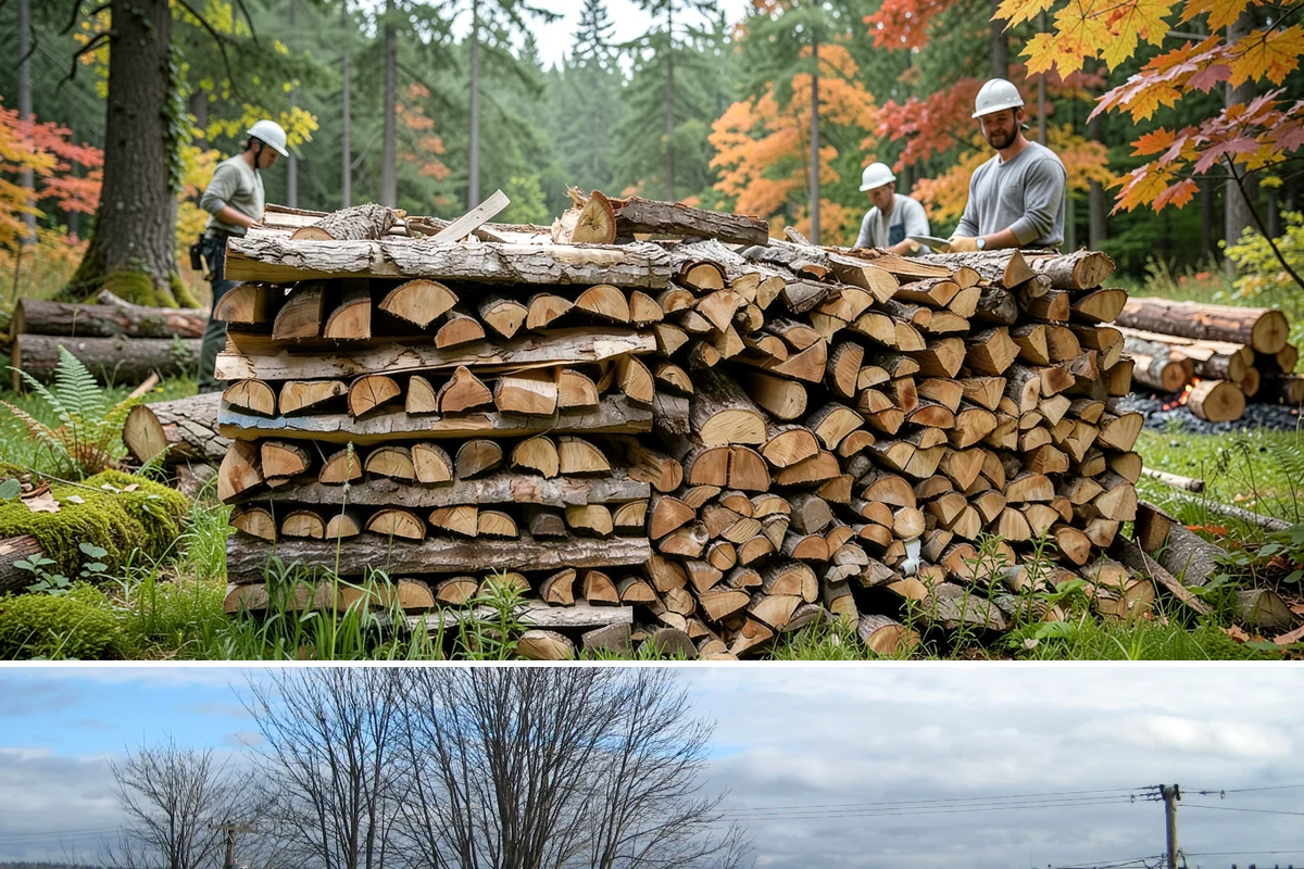 Bulk Delivery in Langley, Island County, WA - Best purchased in summer or early fall to secure a full season's supply.