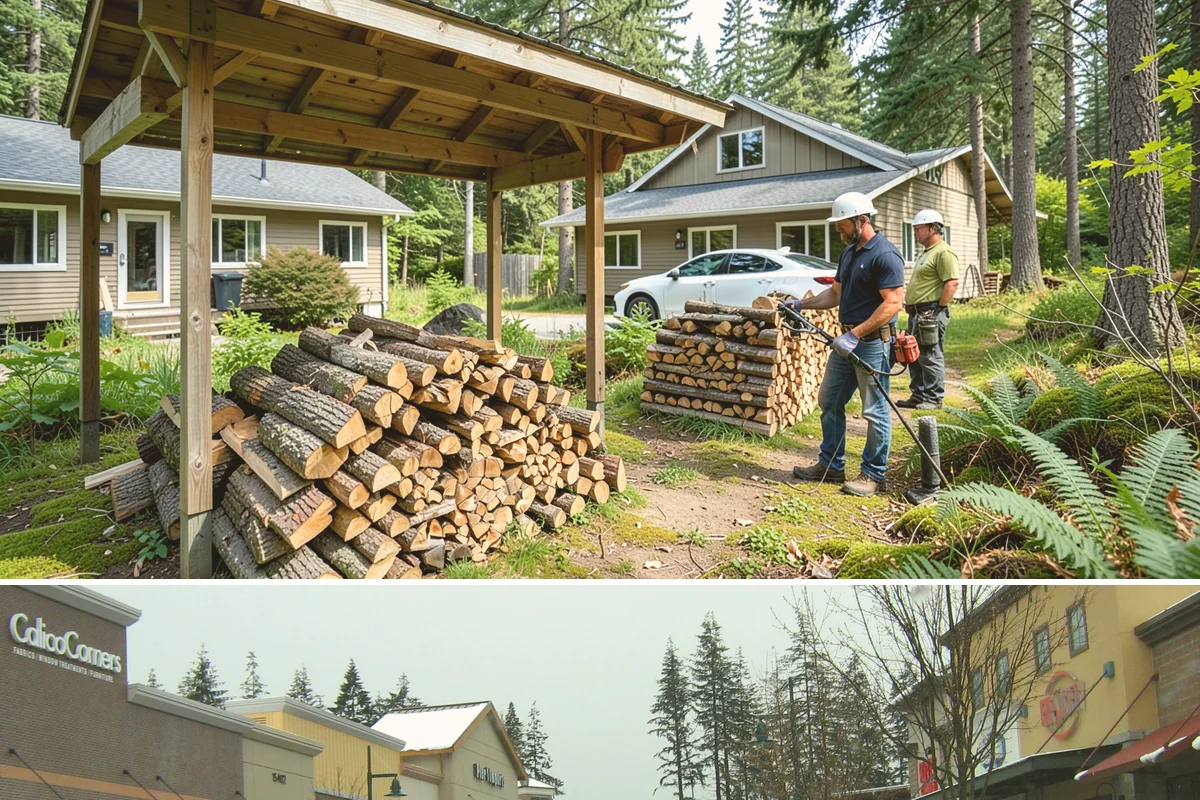 Bulk Delivery in Mill Creek, Snohomish County, WA - Best purchased in summer or early fall to secure a full season's supply.