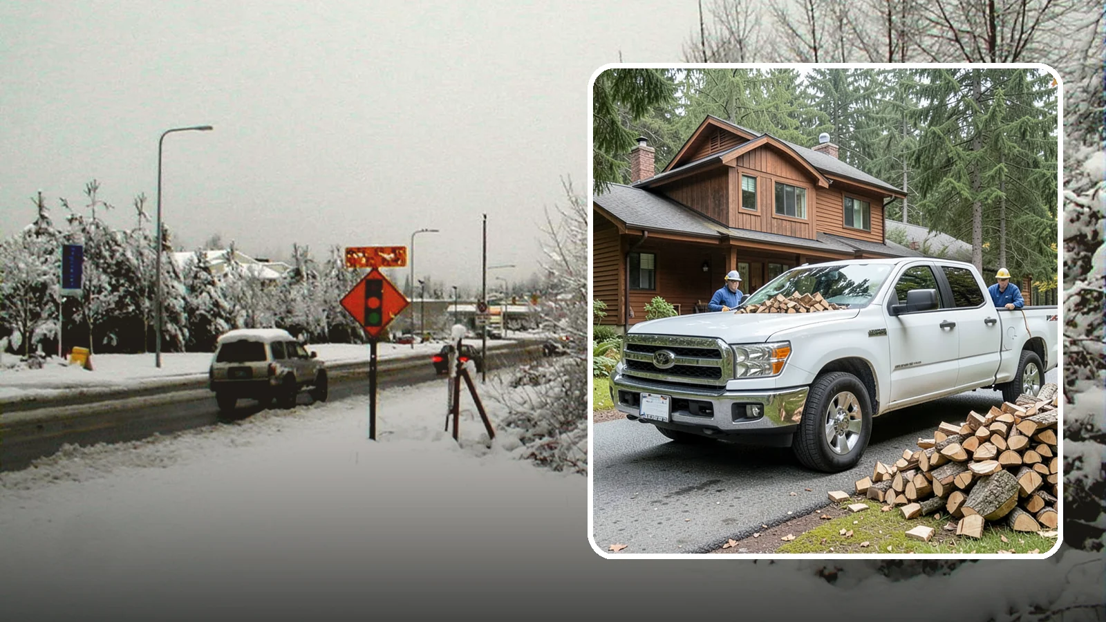 Bulk Delivery in Newcastle, King County, WA - Large-volume firewood delivered in a single load for homes and heavy users.
