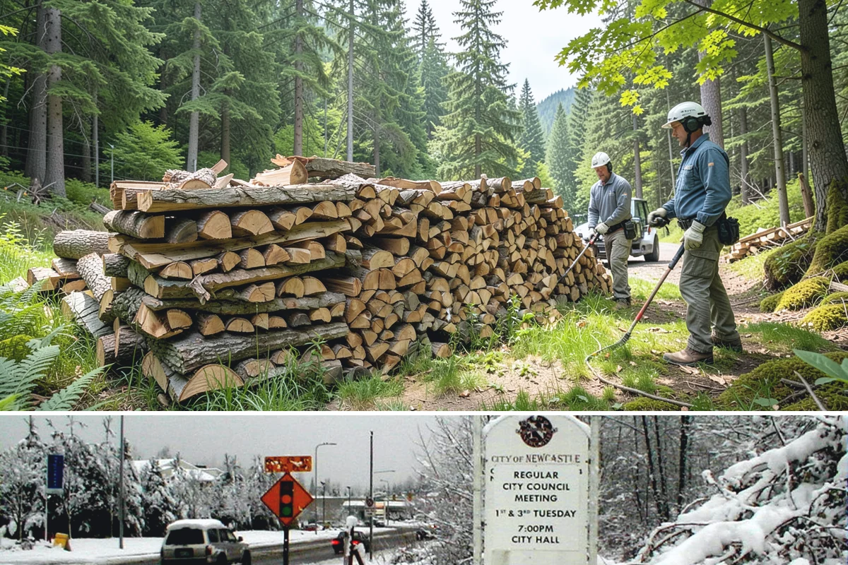 Bulk Delivery in Newcastle, King County, WA - Best purchased in summer or early fall to secure a full season's supply.