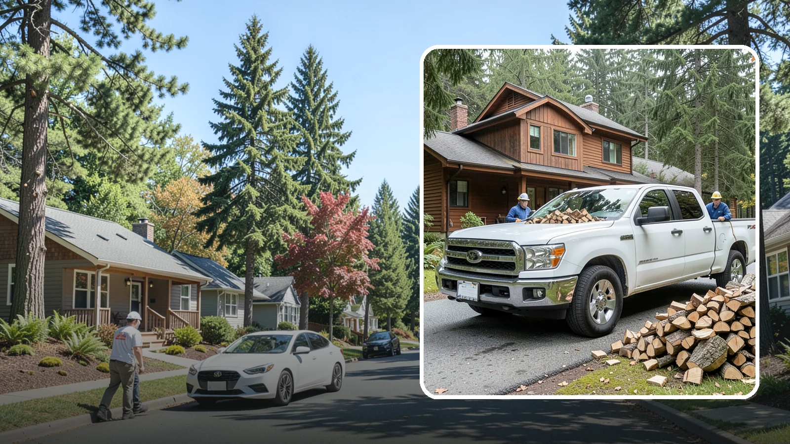 Bulk Delivery in Orting, Pierce County, WA - Large-volume firewood delivered in a single load for homes and heavy users.