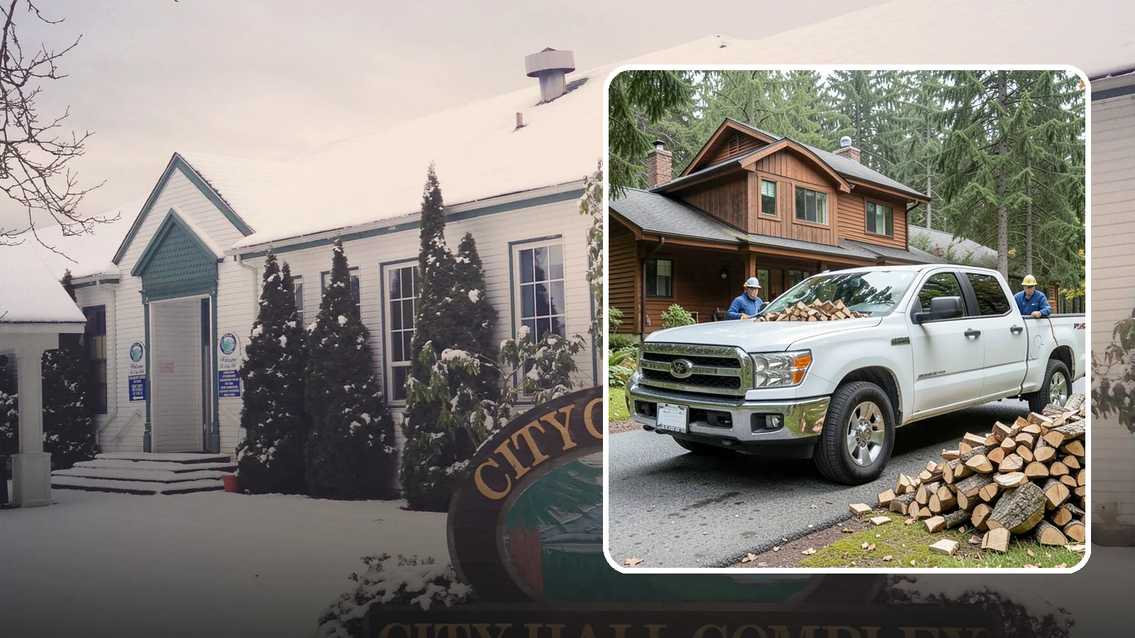 Bulk Delivery in Pacific, King County, WA - Large-volume firewood delivered in a single load for homes and heavy users.