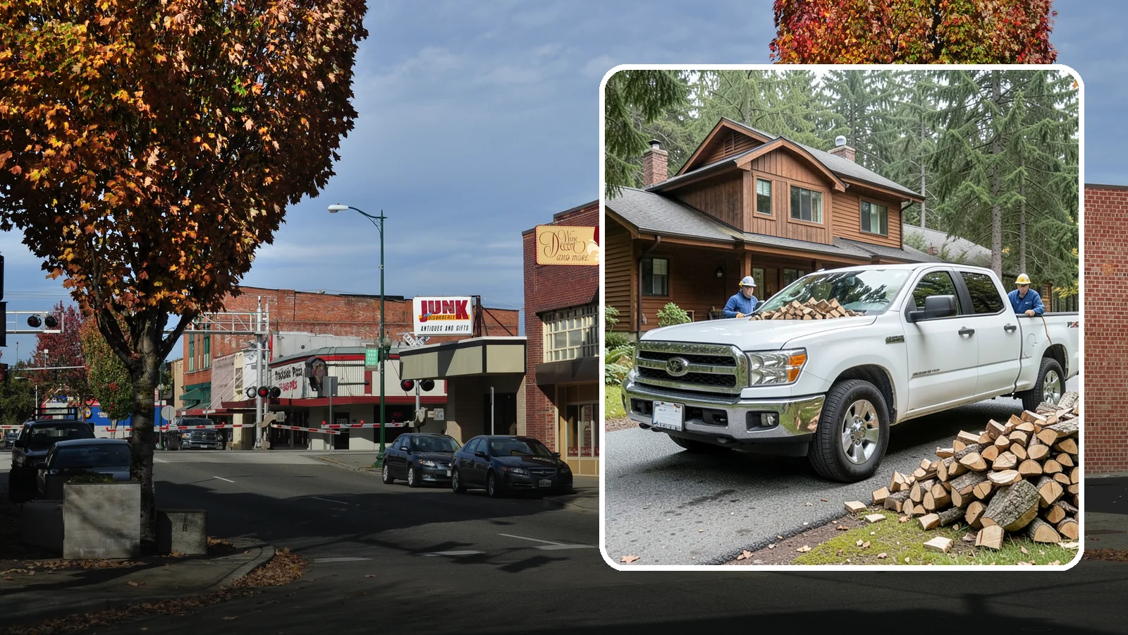 Bulk Delivery in Puyallup, Pierce County, WA - Large-volume firewood delivered in a single load for homes and heavy users.