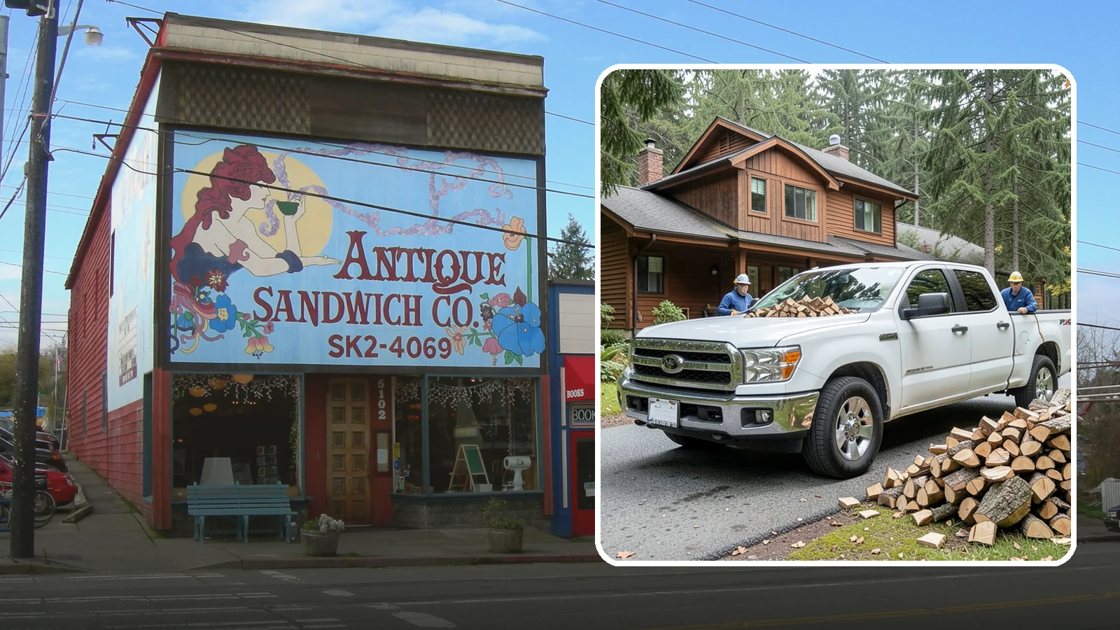 Bulk Delivery in Ruston, Pierce County, WA - Large-volume firewood delivered in a single load for homes and heavy users.