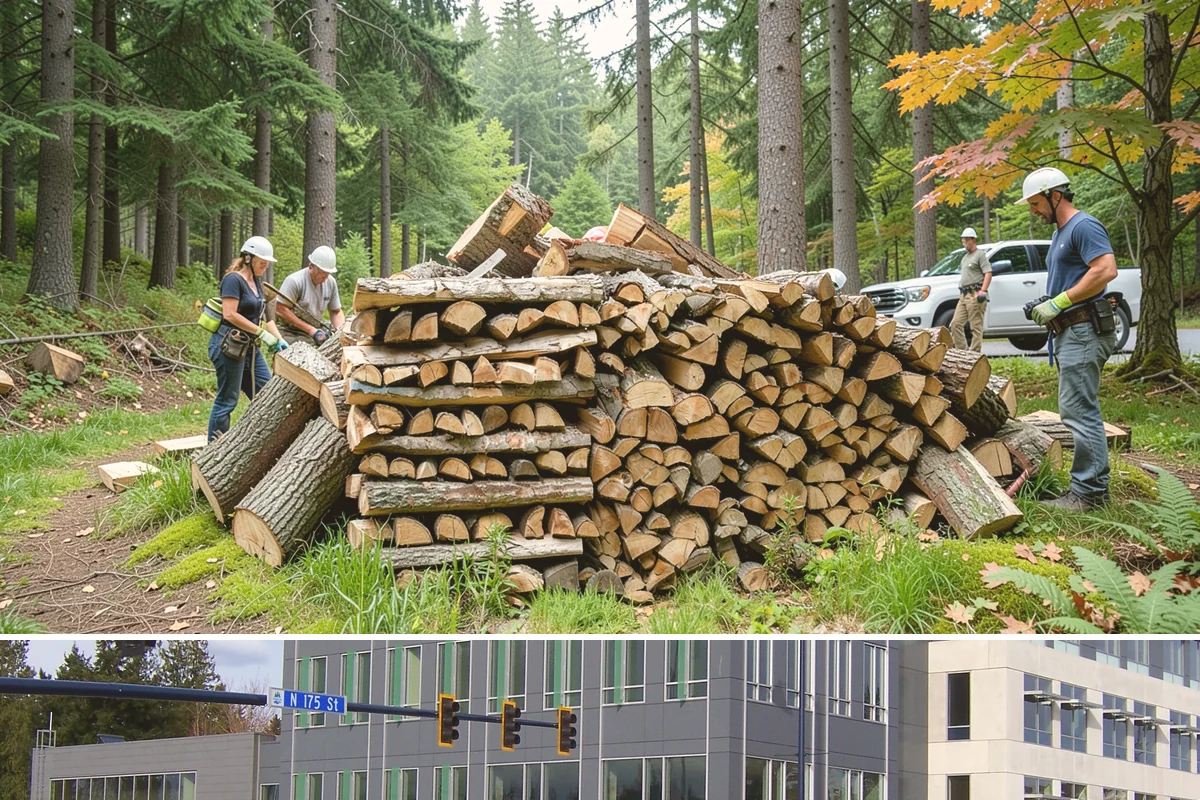 Bulk Delivery in Shoreline, King County, WA - Best purchased in summer or early fall to secure a full season's supply.