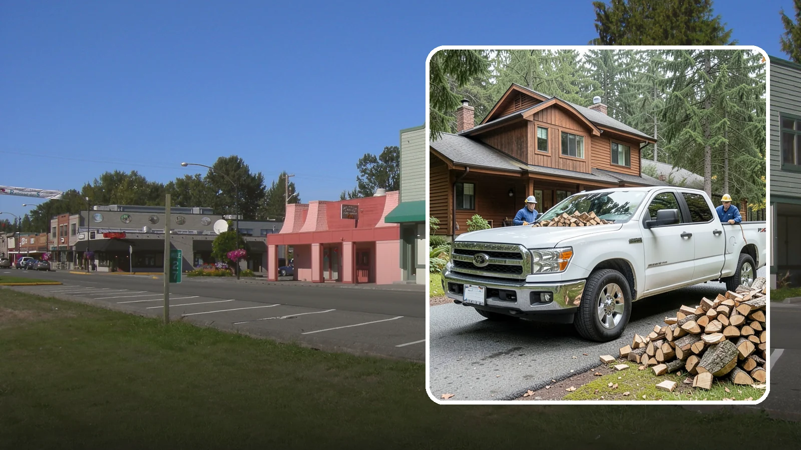 Bulk Delivery in Snoqualmie, King County, WA - Large-volume firewood delivered in a single load for homes and heavy users.