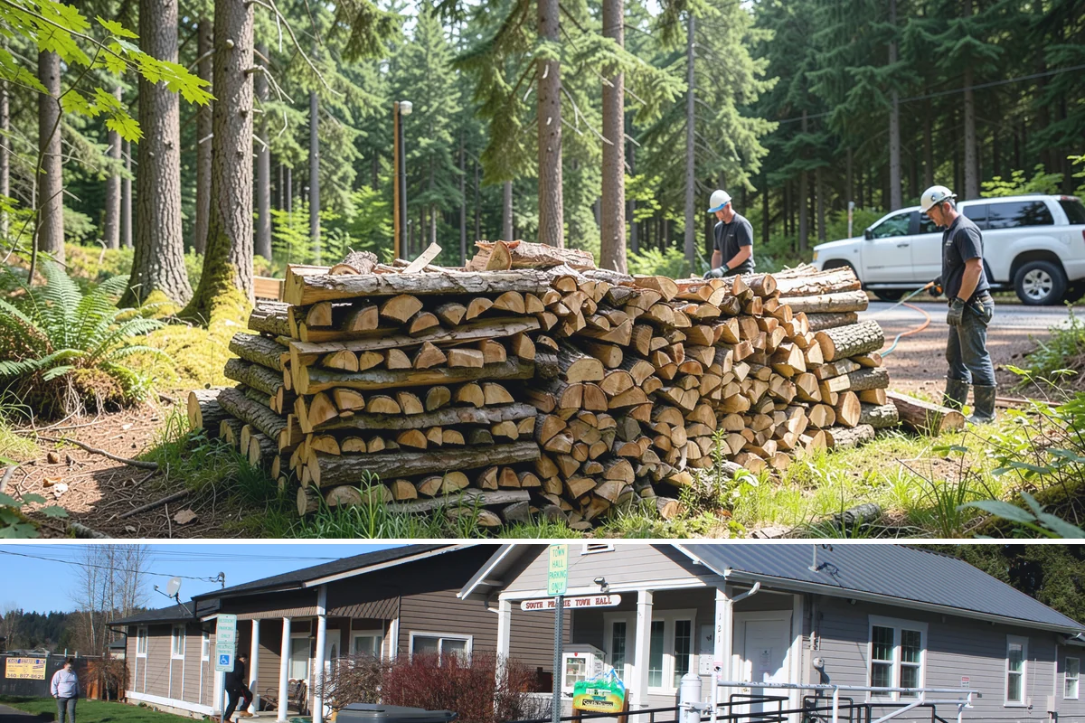Bulk Delivery in South Prairie, Pierce County, WA - Best purchased in summer or early fall to secure a full season's supply.