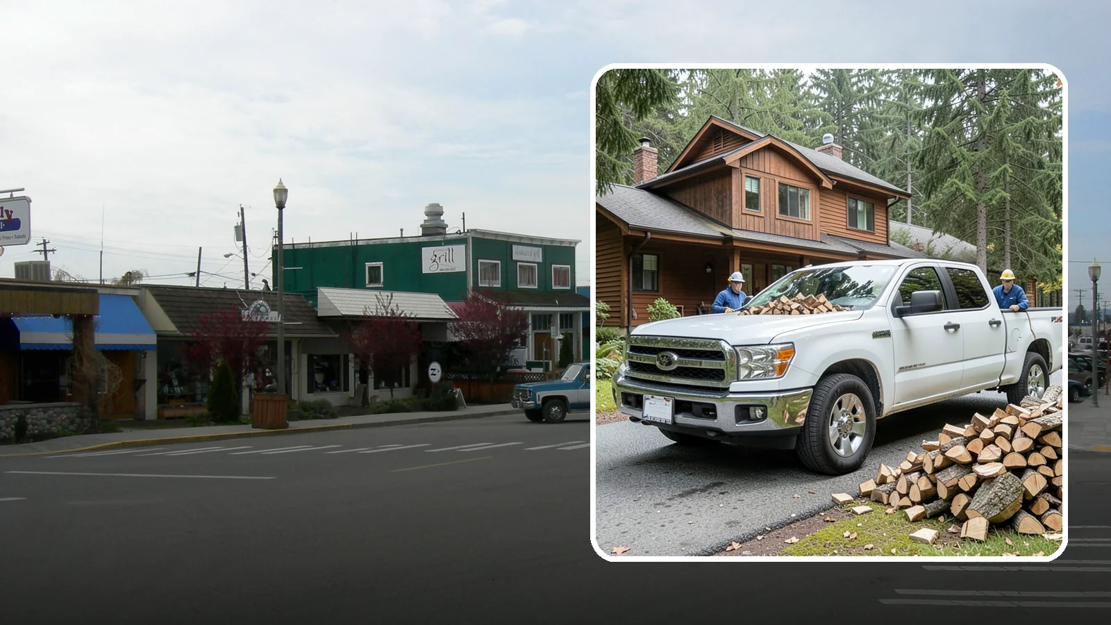Bulk Delivery in Stanwood, Snohomish County, WA - Large-volume firewood delivered in a single load for homes and heavy users.
