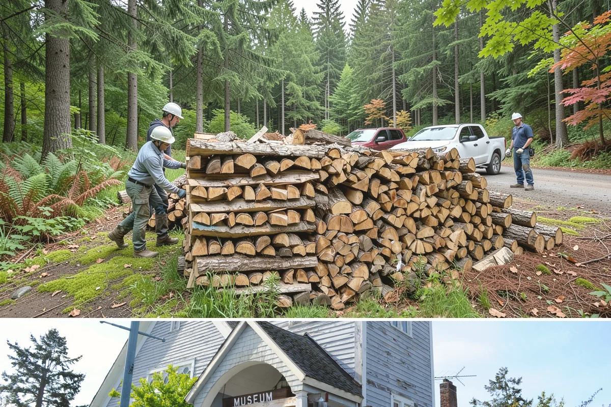 Bulk Delivery in Steilacoom, Pierce County, WA - Best purchased in summer or early fall to secure a full season's supply.