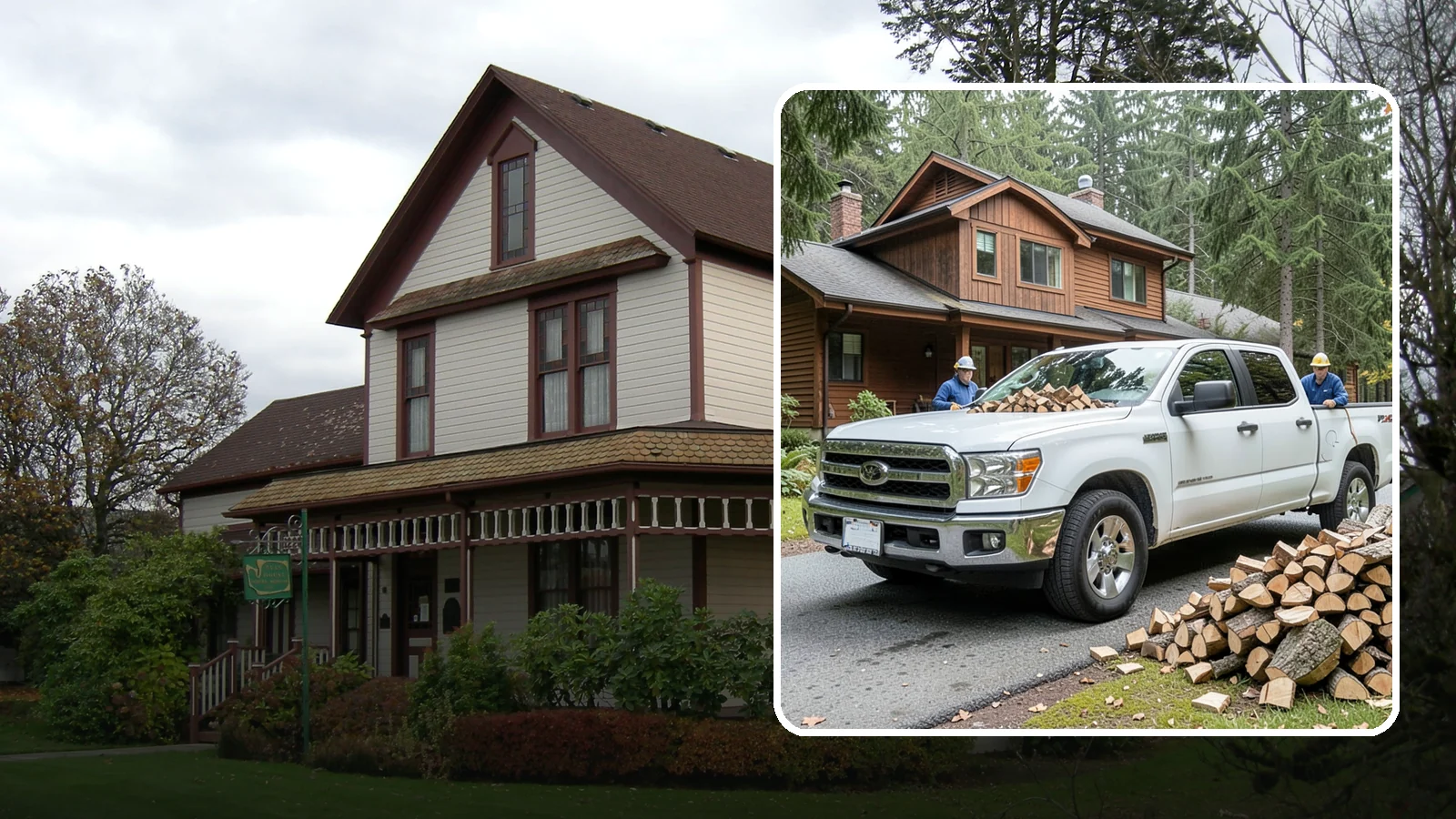 Bulk Delivery in Sumner, Pierce County, WA - Large-volume firewood delivered in a single load for homes and heavy users.
