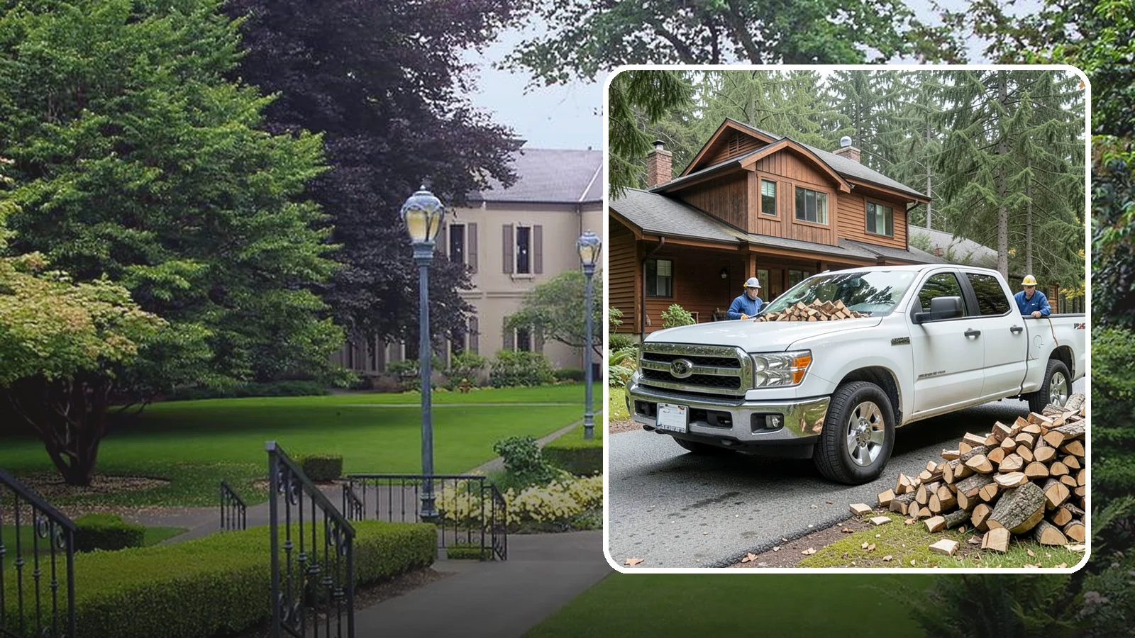Bulk Delivery in Woodinville, King County, WA - Large-volume firewood delivered in a single load for homes and heavy users.