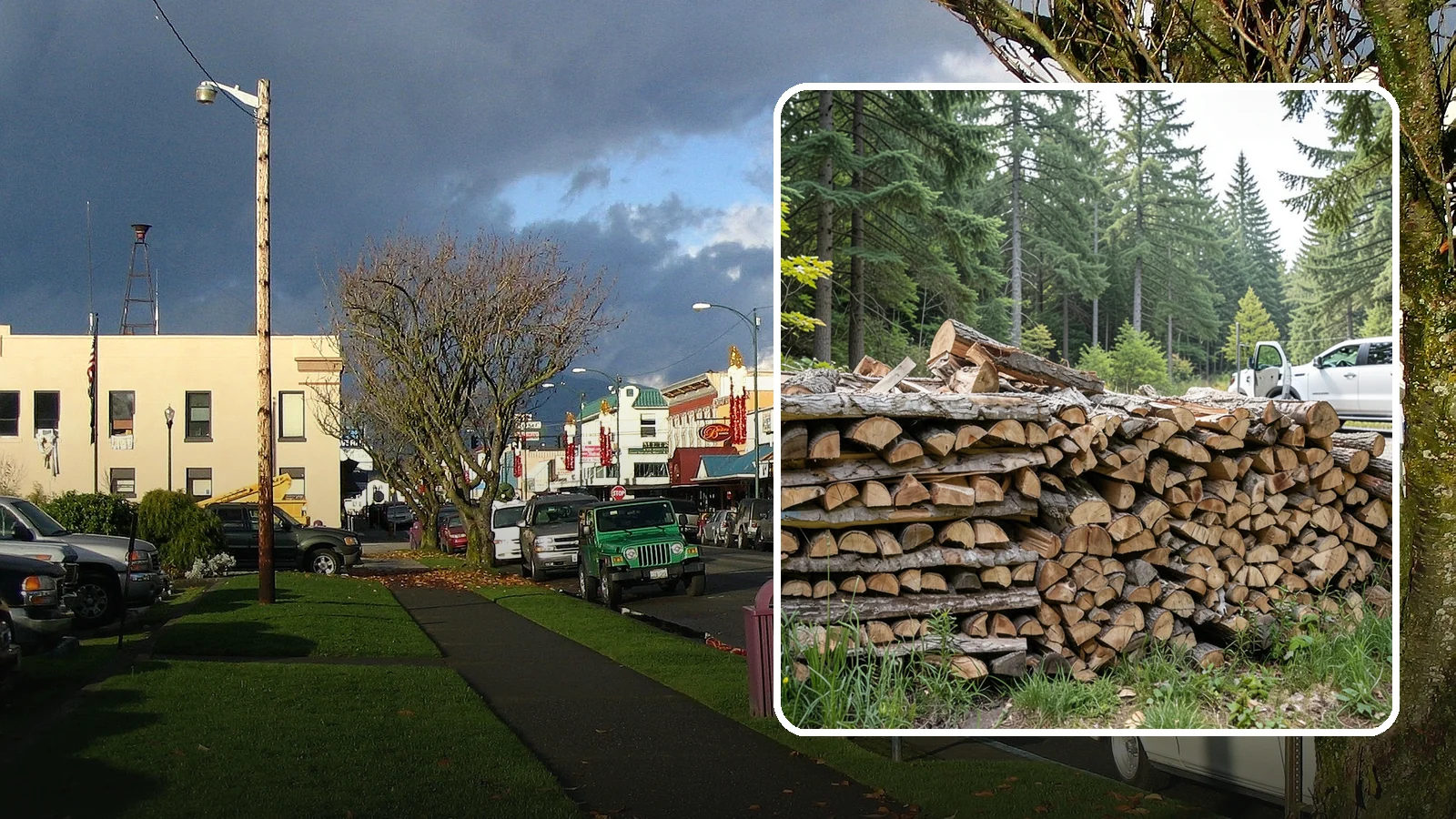 Bulk Firewood in Arlington, Snohomish County, WA - We supply firewood in large bulk quantities at volume pricing for households and properties that burn a lot through the long PNW...
