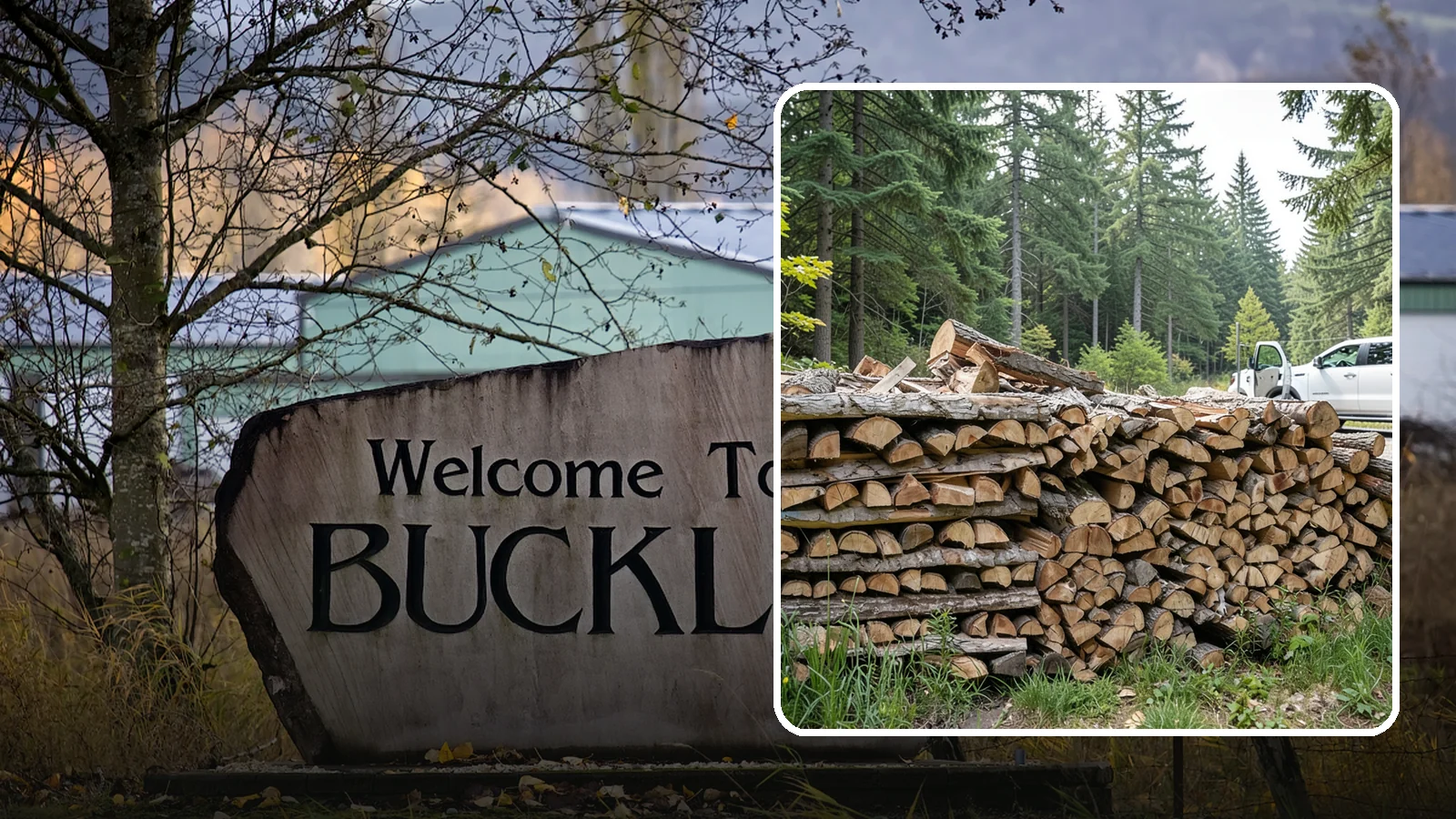 Bulk Firewood in Buckley, Pierce County, WA - We supply firewood in large bulk quantities at volume pricing for households and properties that burn a lot through the long PNW...