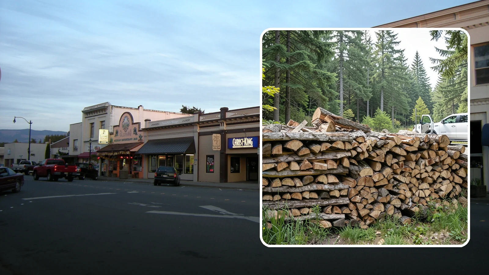 Bulk Firewood in Burlington, Skagit County, WA - We supply firewood in large bulk quantities at volume pricing for households and properties that burn a lot through the long PNW...