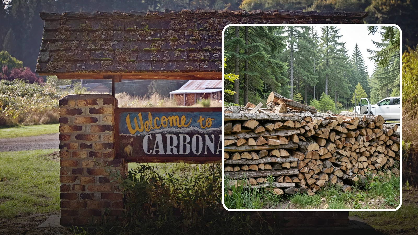 Bulk Firewood in Carbonado, Pierce County, WA - We supply firewood in large bulk quantities at volume pricing for households and properties that burn a lot through the long PNW...