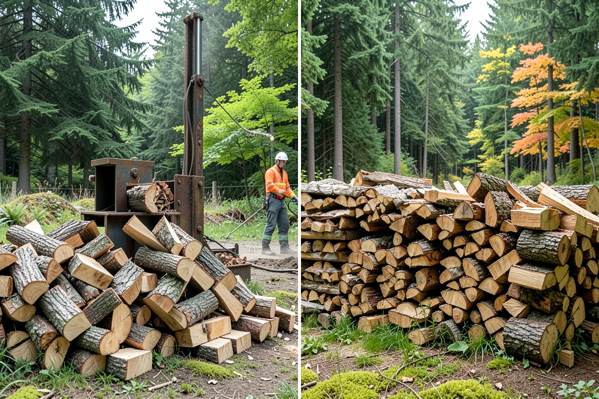 Bulk Firewood in Clyde Hill, King County, WA - We estimate the bulk volume that fits your heating needs