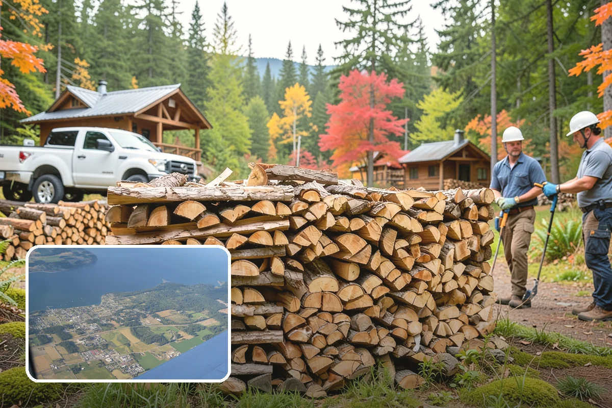 Bulk Firewood in Coupeville, Island County, WA - Lower per-unit cost through volume pricing