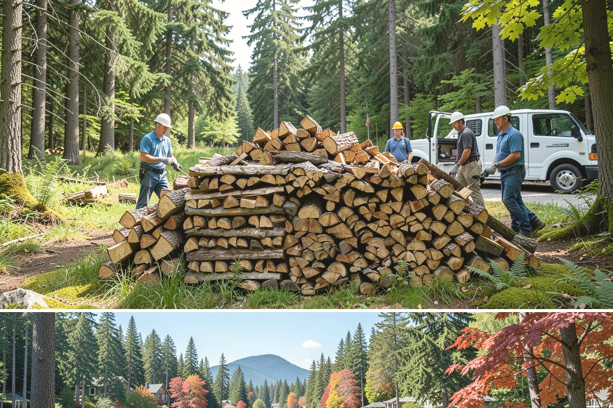 Bulk Firewood in Covington, King County, WA - Order bulk wood in late summer or early fall to secure a full winter's supply before demand peaks.