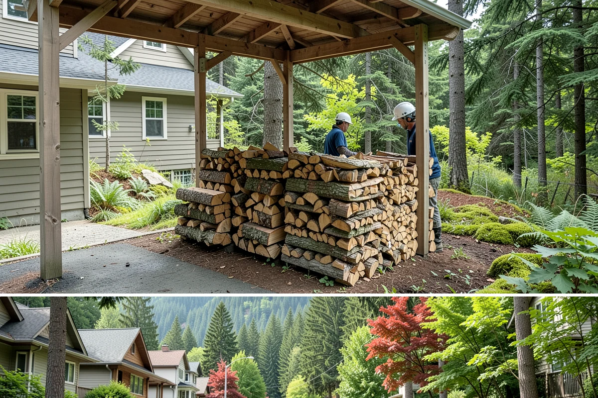 Bulk Firewood in Darrington, Snohomish County, WA - Order bulk wood in late summer or early fall to secure a full winter's supply before demand peaks.