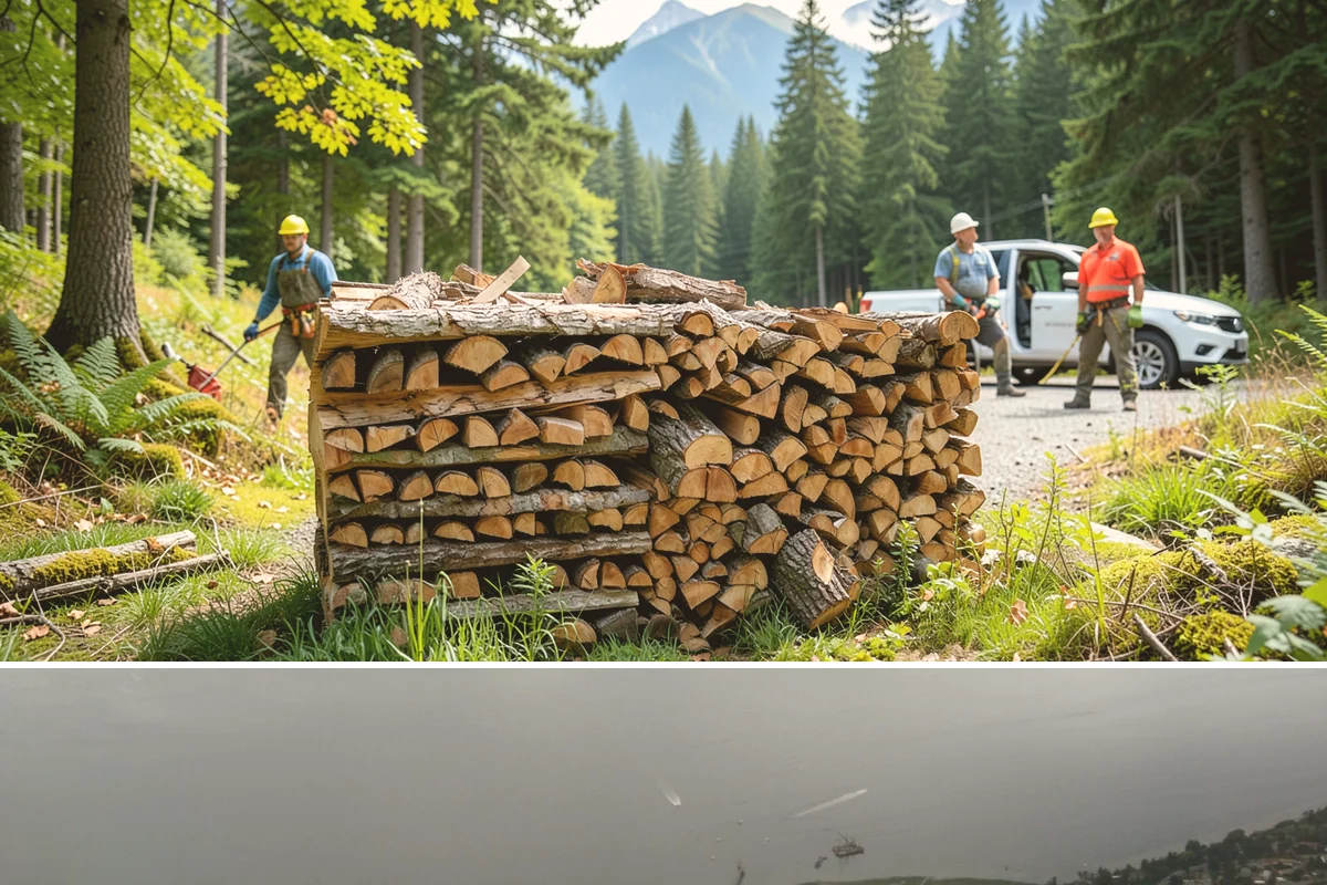 Bulk Firewood in Des Moines, King County, WA - Order bulk wood in late summer or early fall to secure a full winter's supply before demand peaks.