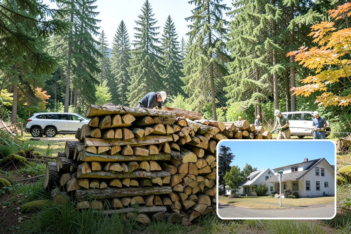 Bulk Firewood in DuPont, Pierce County, WA - Lower per-unit cost through volume pricing