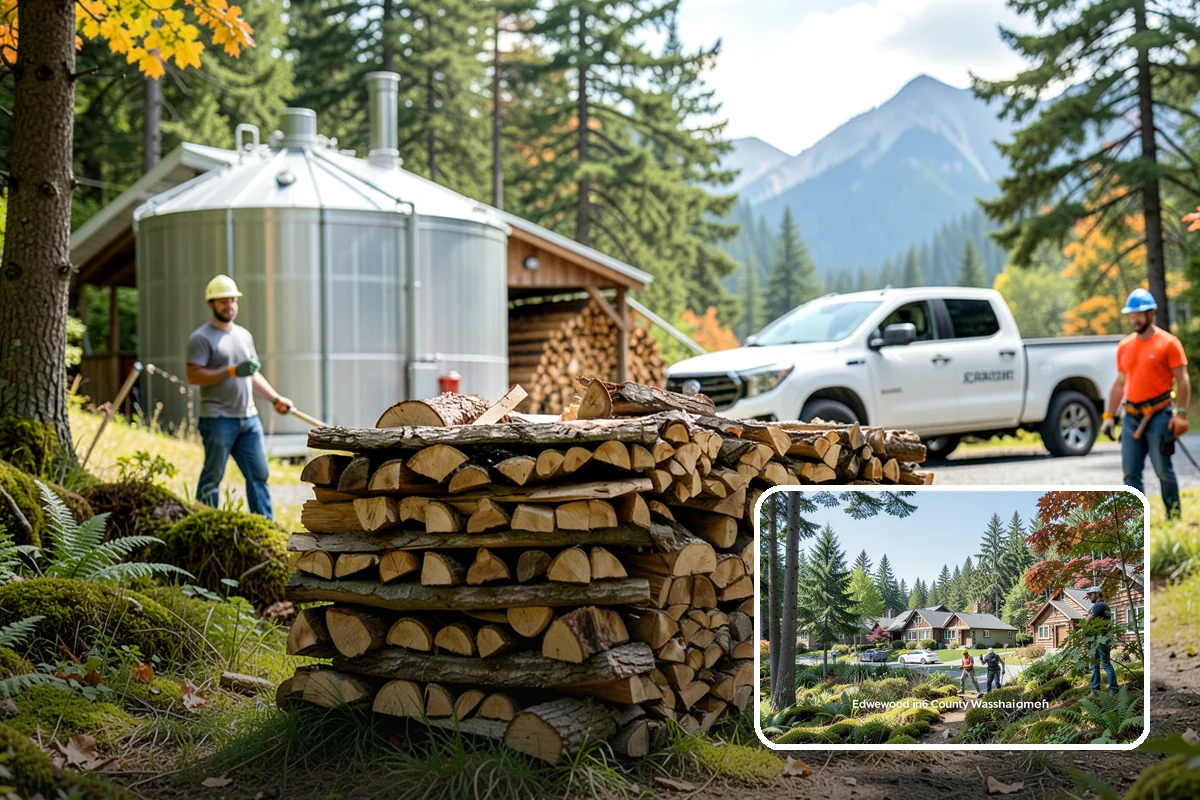Bulk Firewood in Edgewood, WA - Lower per-unit cost through volume pricing