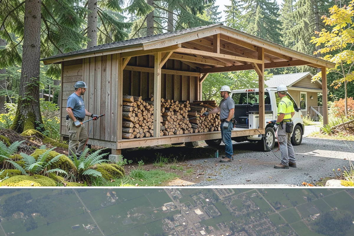 Bulk Firewood in Enumclaw, King County, WA - Order bulk wood in late summer or early fall to secure a full winter's supply before demand peaks.