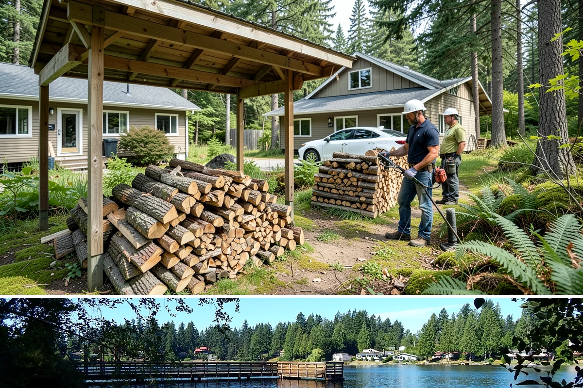 Bulk Firewood in Federal Way, King County, WA - Order bulk wood in late summer or early fall to secure a full winter's supply before demand peaks.