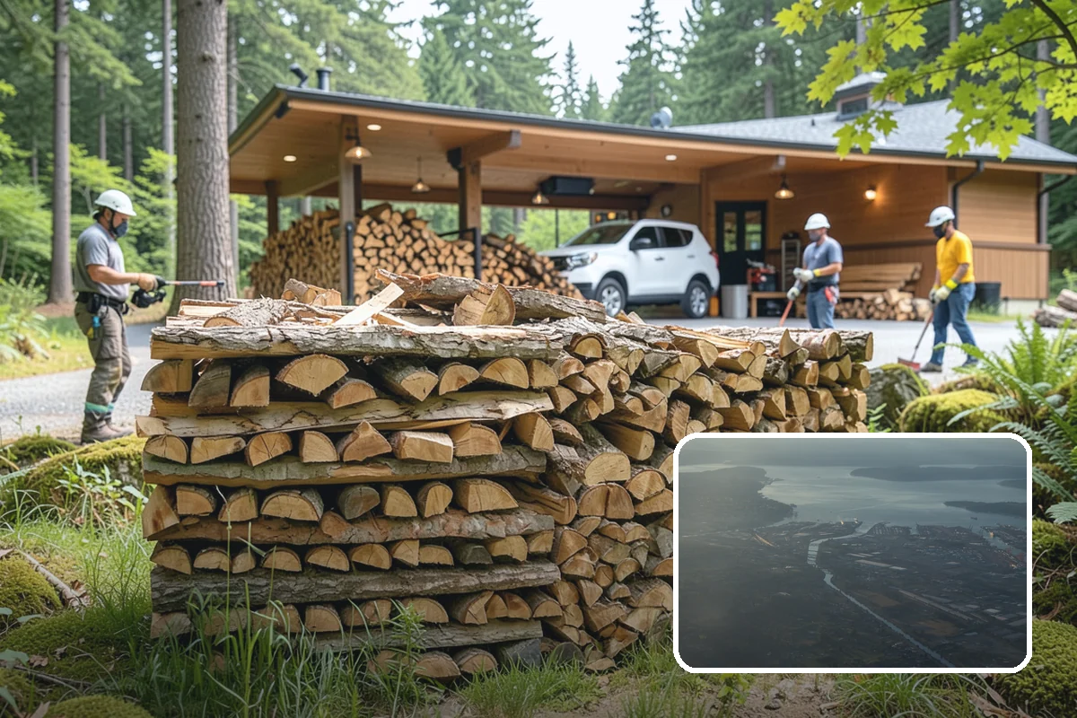 Bulk Firewood in Fife, Pierce County, WA - Lower per-unit cost through volume pricing