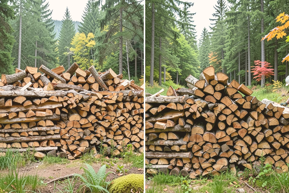 Bulk Firewood in Fife, Pierce County, WA - We estimate the bulk volume that fits your heating needs