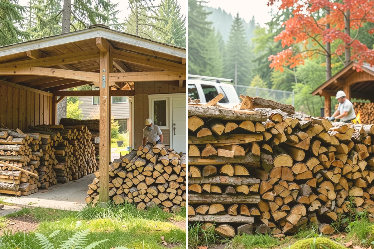 Bulk Firewood in Index, Snohomish County, WA - We estimate the bulk volume that fits your heating needs