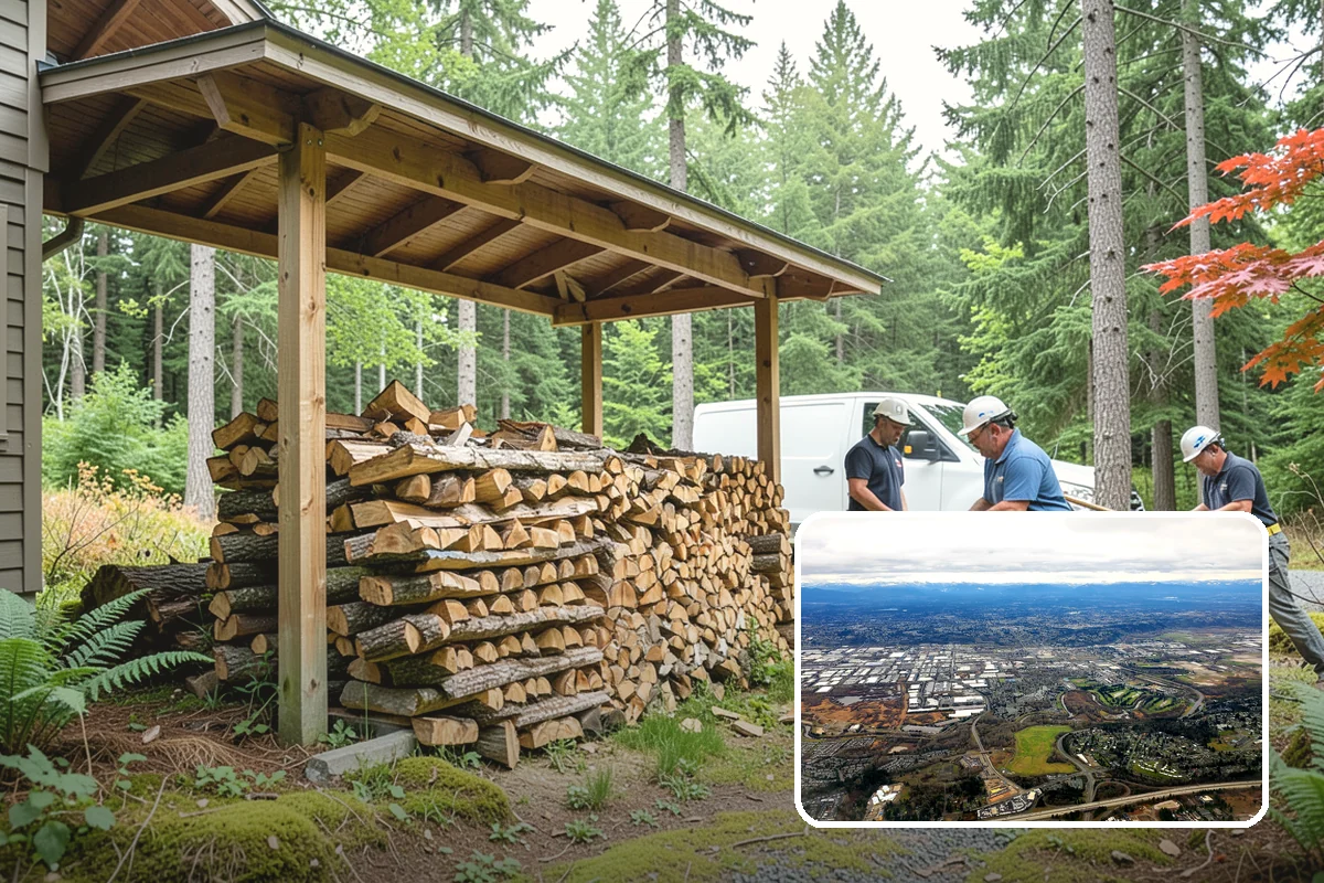 Bulk Firewood in Kent, King County, WA - Lower per-unit cost through volume pricing