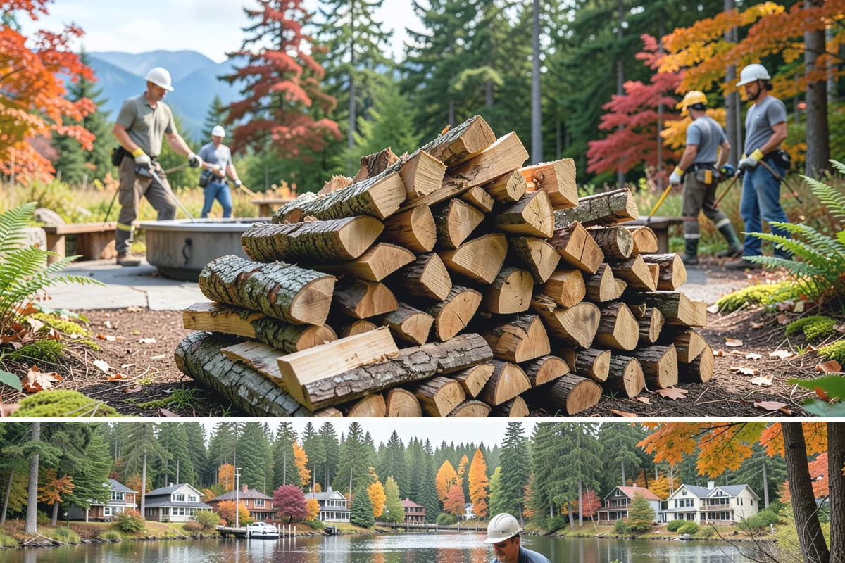 Bulk Firewood in La Conner, Skagit County, WA - Order bulk wood in late summer or early fall to secure a full winter's supply before demand peaks.