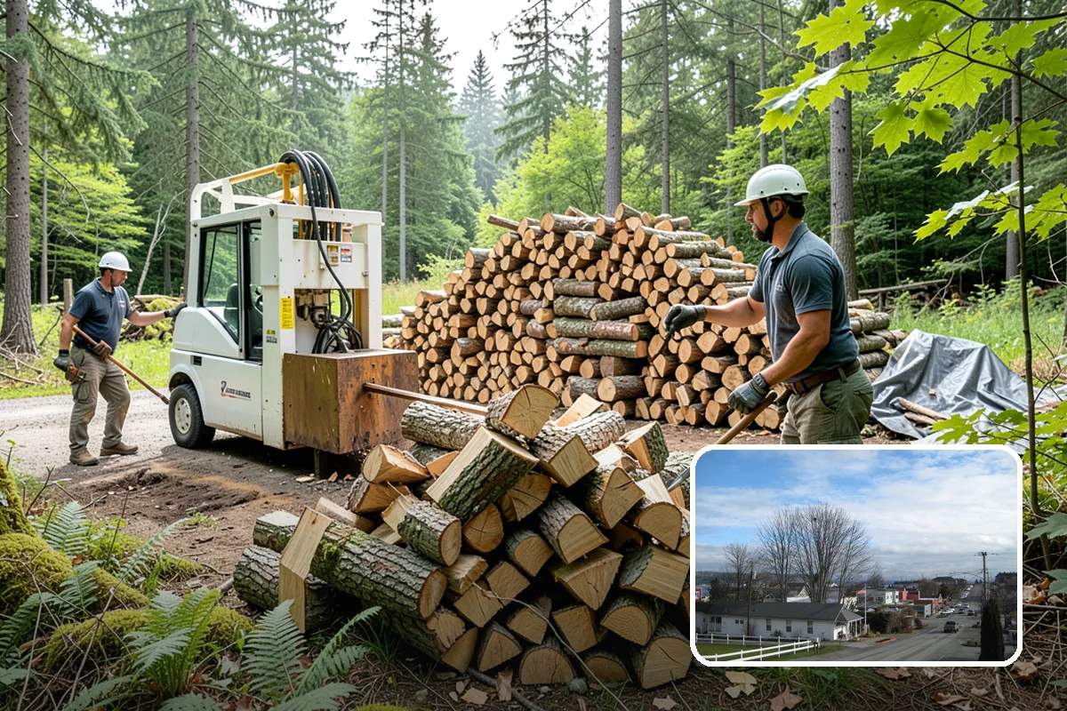 Bulk Firewood in Langley, Island County, WA - Lower per-unit cost through volume pricing