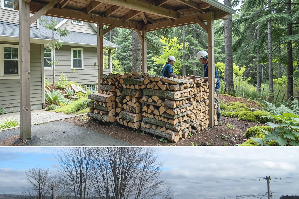 Bulk Firewood in Langley, Island County, WA - Order bulk wood in late summer or early fall to secure a full winter's supply before demand peaks.
