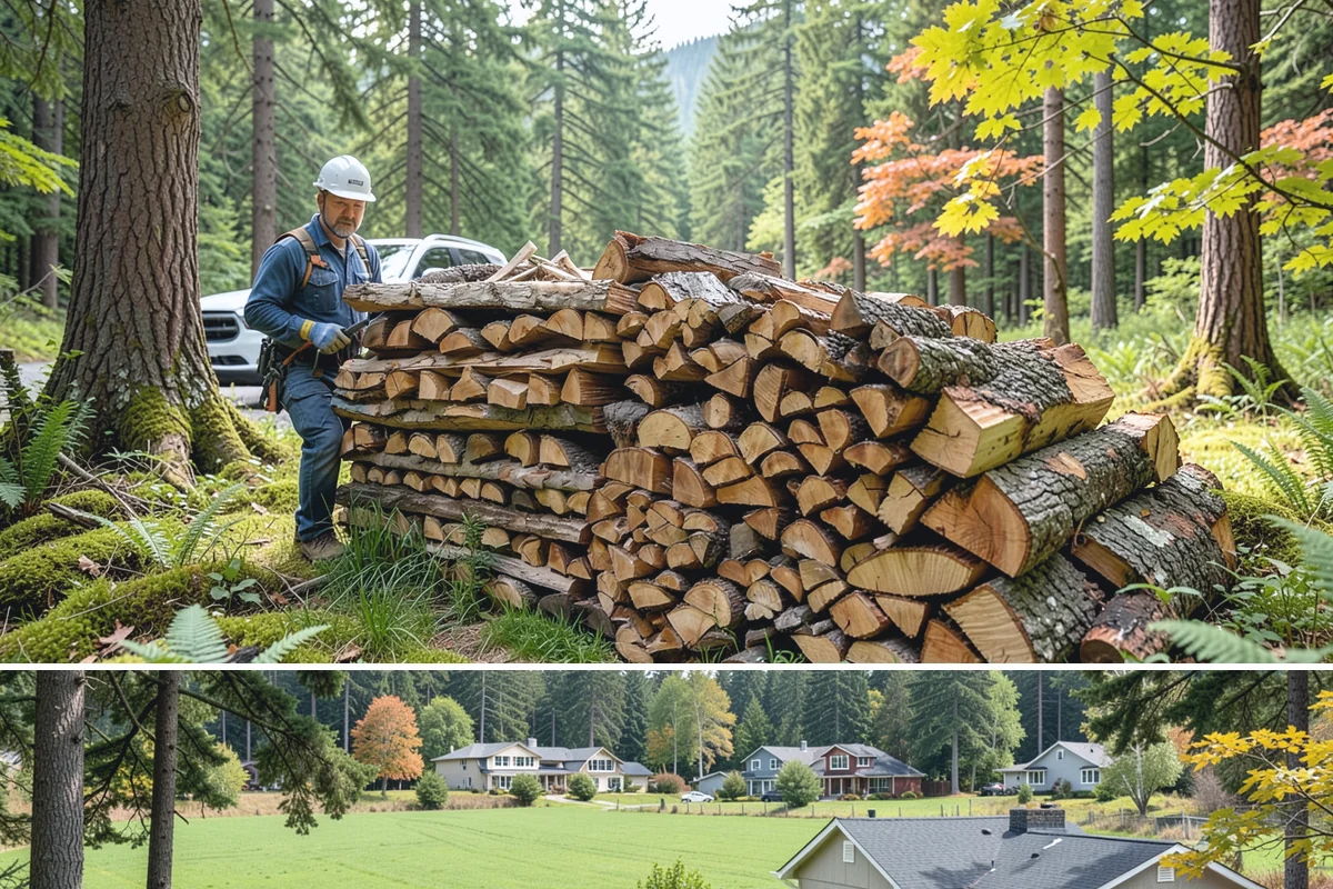 Bulk Firewood in Lyman, WA - Order bulk wood in late summer or early fall to secure a full winter's supply before demand peaks.
