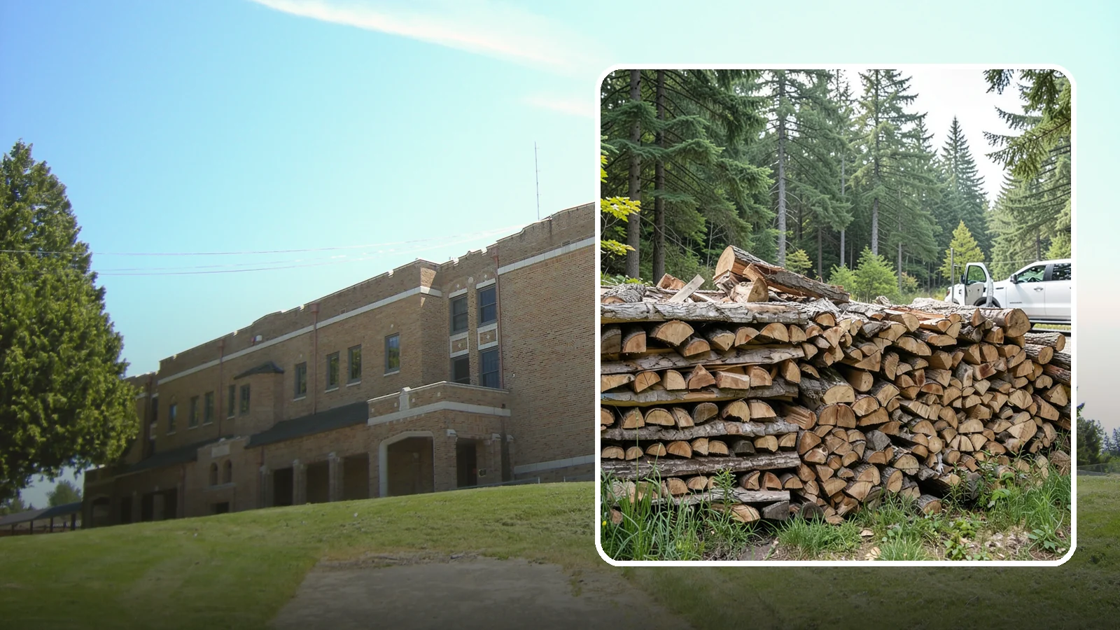Bulk Firewood in Maple Valley, King County, WA - We supply firewood in large bulk quantities at volume pricing for households and properties that burn a lot through the long PNW...
