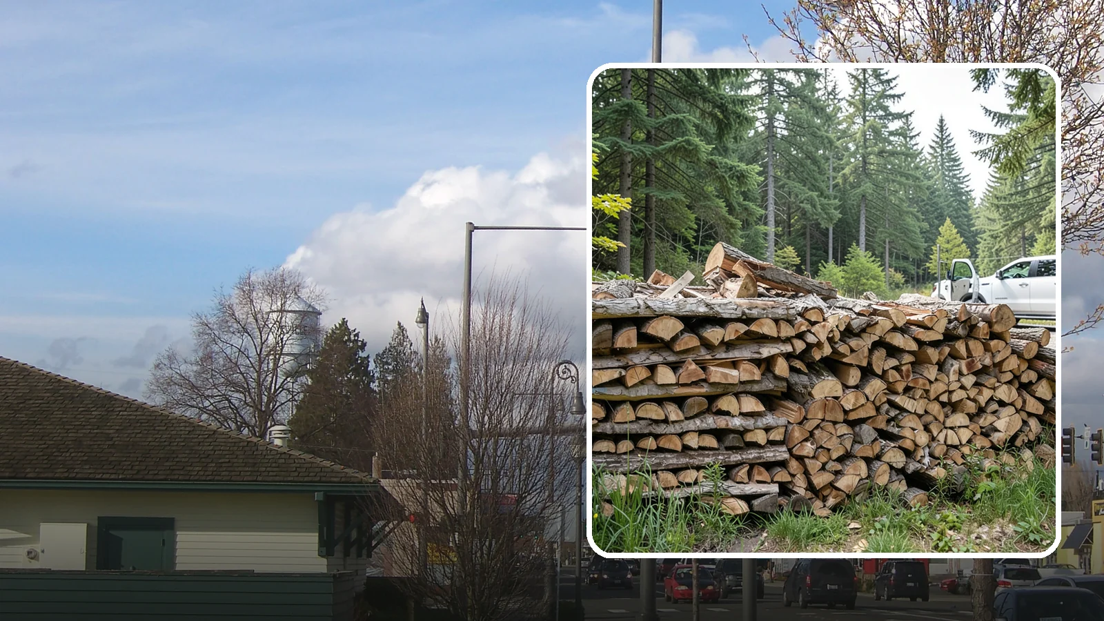 Bulk Firewood in Marysville, Snohomish County, WA - We supply firewood in large bulk quantities at volume pricing for households and properties that burn a lot through the long PNW...
